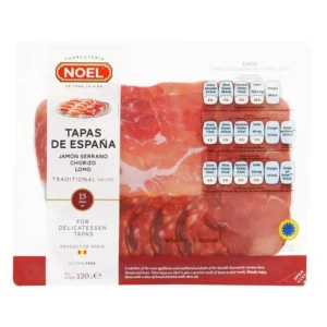 NOEL JAMON SERRANO CHORIZO LOMO 120 G