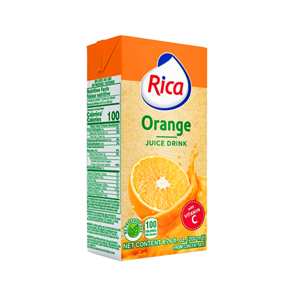 JUGO RICA 100% NARANJA 10 OZ