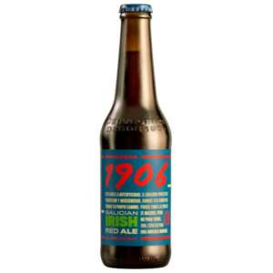 CERVEZA 1906 GALICAN PELIRROJA VERD ALE 33 CL