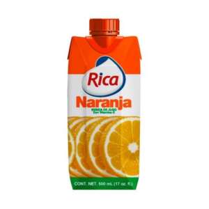 JUGO RICA REGULAR NARANJA 32 OZ.