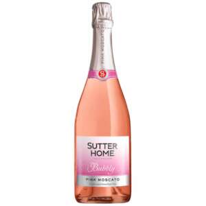 SUTTER HOME BUBBLY PINK MOSCATO