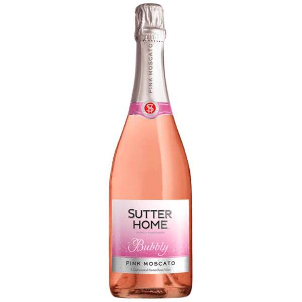 SUTTER HOME BUBBLY PINK MOSCATO