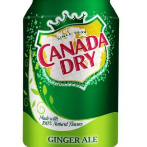 CANADA DRY GINGER ALE LATA 12 OZ.