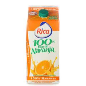 JUGO RICA DE NARANJA REGULAR 1/2  GALON.