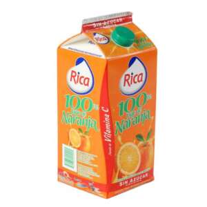 JUGO RICA 100% NARANJA  1/2 GALON