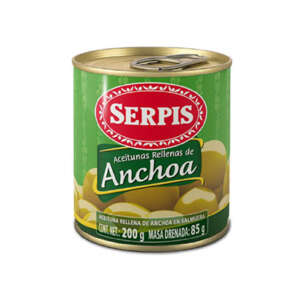 ACEITUNAS SERPIS RELLENAS 200 G