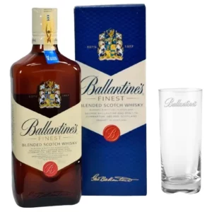 BALLANTINES 8 AOS CON VASO