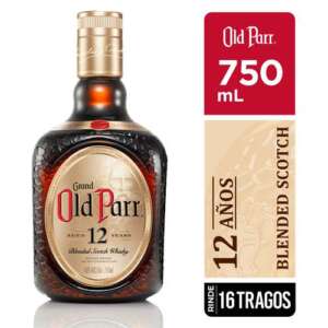 GRAND OLD PARR 12 AOS 750 ML + VASO+ HIELERA