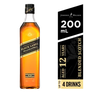 JOHNNIE WALKER BLACK LABEL 20 CL