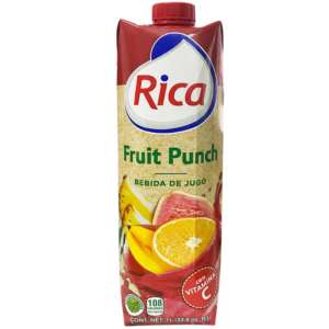 JUGO RICA FRUIT PUNCH 1 LT