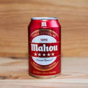 cerveza mahou s/a  lata 33cl