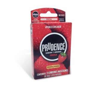 PRESERVATIVO PRUDENCE SABOR A FRESA