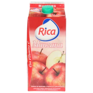 JUGO RICA MANZANA 1/2 GALON