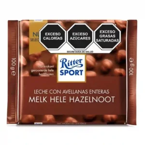 RITTER CHOCO AVELLANA ENTERA 100 GR