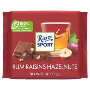 RITTER SPORT RUM RAISINS HAZELNUTS