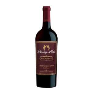 MENAGE A TROIS DECADENCE CABERNET SAUG.  75C