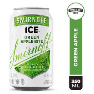 SMIRNOFF ICE GREEN APPLE LATA 350ML