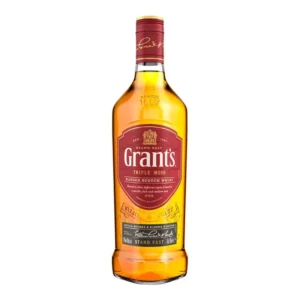 WHISKY TRIPLE WOOD GRANTS 8 AOS (ROJO)