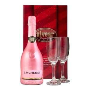 J.P. CHENET ICE ROSE ESTUCHE + 2 COPAS