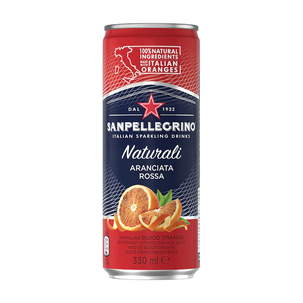 san pelegrino aranciata rossa 330 ml (lata)