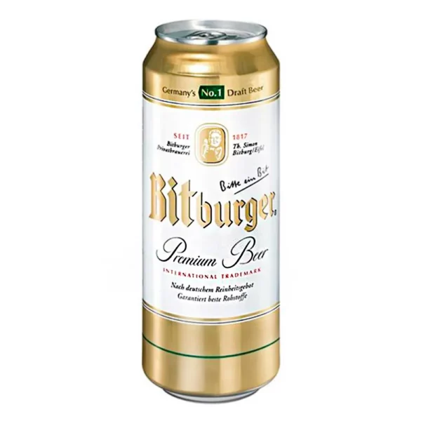 cerveza premiun pils bitburger (lata)