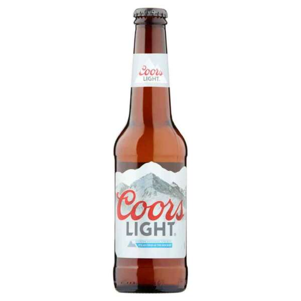 COORS  LIGHT BOTELLA 12 OZ