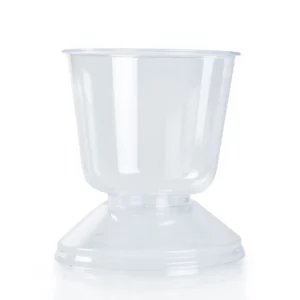 COPA PLASTICA 5 OZ 2 PIEZAS VINO