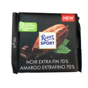 RITTER CHOCOLATE  AMARGO EXTRA FINO 70% NEGRO