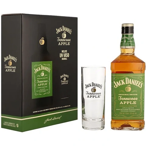 JACK DANIEL APPLE + VASO 700ML